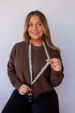Load image into Gallery viewer, Grey Checkered Lanyard
