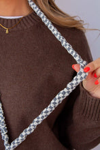 Load image into Gallery viewer, Grey Checkered Lanyard