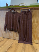 Load image into Gallery viewer, Brown Striped Set