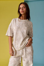 Load image into Gallery viewer, CAMO RIBBED LOOSE FIT SHIRT