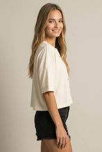 Load image into Gallery viewer, Button Down Cream Top