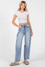 Load image into Gallery viewer, P1305X-LM SIDE SEAM DETAILING HIGH RISE COMFORT BARREL JEANS
