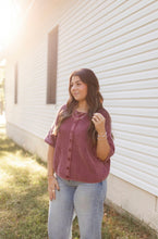 Load image into Gallery viewer, Washed Maroon Cardi
