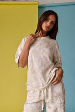 Load image into Gallery viewer, CAMO RIBBED LOOSE FIT SHIRT
