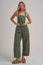 Load image into Gallery viewer, VINTAGE LEOPARD OVERALL JUMPSUIT WITH BARREL LEG SILHOUETTE
