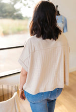 Load image into Gallery viewer, Taupe Textured Top
