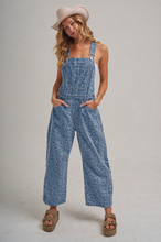 Load image into Gallery viewer, VINTAGE LEOPARD OVERALL JUMPSUIT WITH BARREL LEG SILHOUETTE
