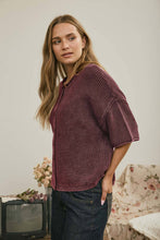 Load image into Gallery viewer, Washed Maroon Cardi
