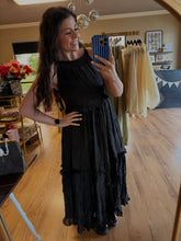 Load image into Gallery viewer, Black Halter Dress
