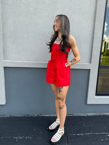 Red The Romper