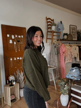 Load image into Gallery viewer, Button Down Cardi Olive
