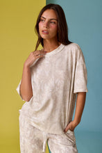 Load image into Gallery viewer, CAMO RIBBED LOOSE FIT SHIRT
