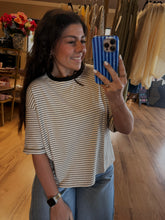 Load image into Gallery viewer, Neutral Stripe Tee
