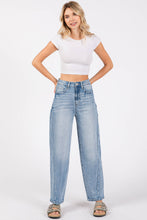Load image into Gallery viewer, P1305X-LM SIDE SEAM DETAILING HIGH RISE COMFORT BARREL JEANS

