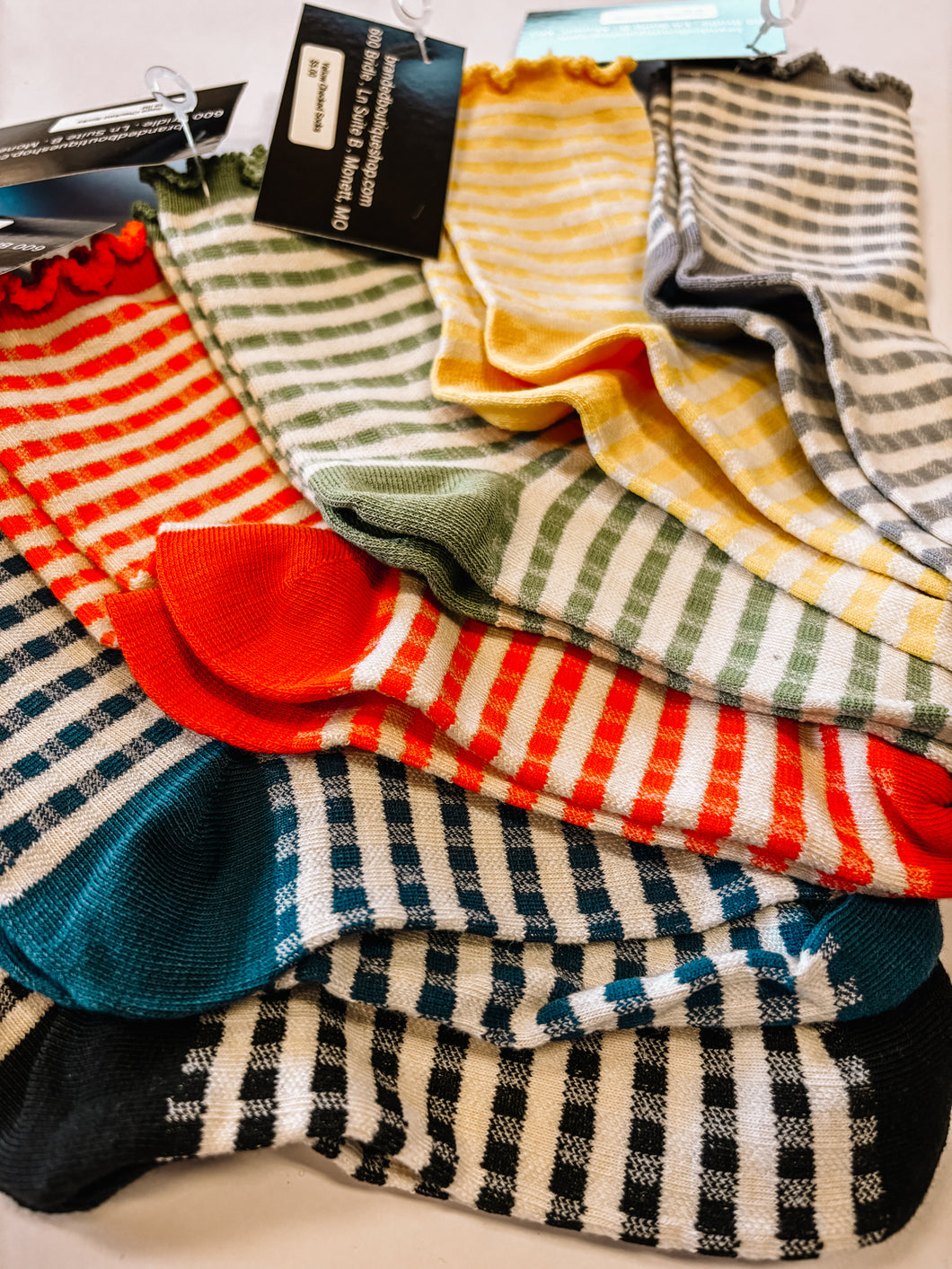 Plaid Socks