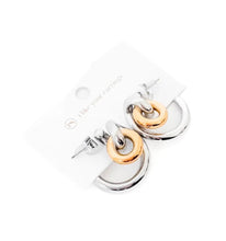 Load image into Gallery viewer, Hillary Two Tone Earrings
