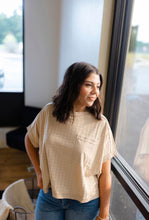 Load image into Gallery viewer, Taupe Textured Top
