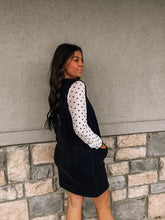 Load image into Gallery viewer, Sweater Dress Black
