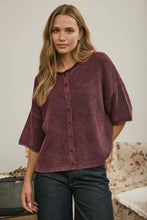 Load image into Gallery viewer, Washed Maroon Cardi
