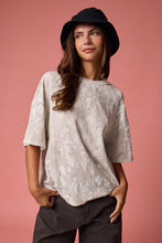 Load image into Gallery viewer, CAMO RIBBED LOOSE FIT SHIRT
