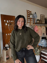 Load image into Gallery viewer, Button Down Cardi Olive
