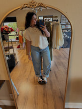 Load image into Gallery viewer, Cream Relaxed Top
