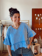 Load image into Gallery viewer, Blue Baby Top
