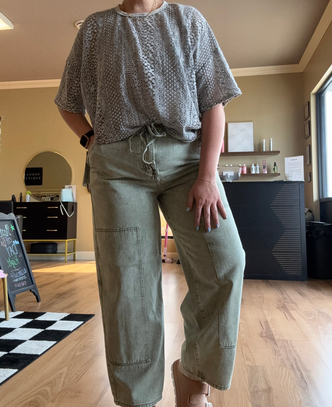 After Class Olive Pants