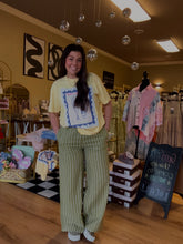 Load image into Gallery viewer, Olive Stripe Pants
