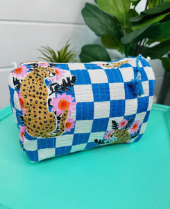 Blue Jag Cosmetic Bag