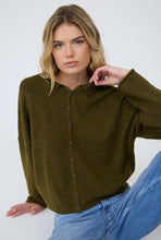 Load image into Gallery viewer, Button Down Cardi Olive
