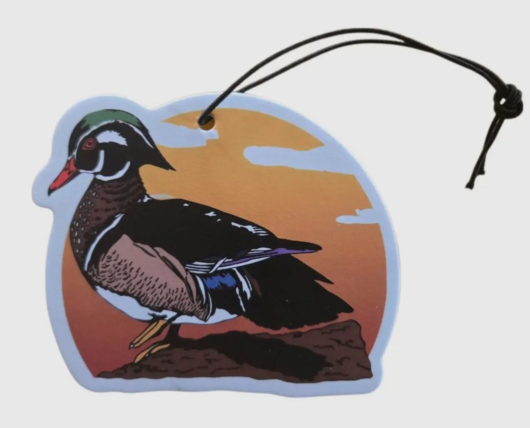 Wood Duck Air Freshener | Scent Leather
