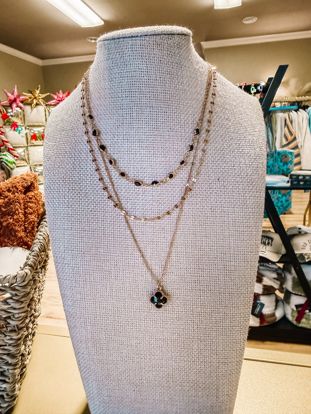 Black and Gold Necklace