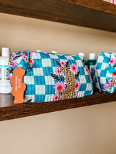Load image into Gallery viewer, Blue Jag Cosmetic Bag
