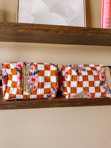 Orange Jag Cosmetic Bag