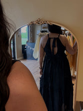 Load image into Gallery viewer, Black Halter Dress
