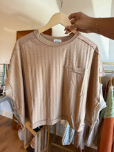 Load image into Gallery viewer, Taupe Textured Top
