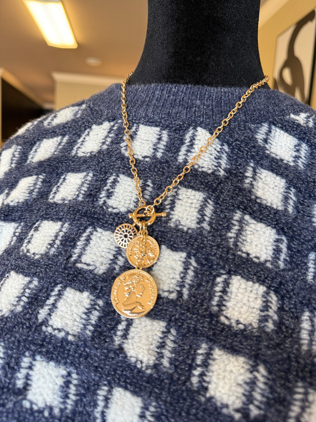 Gold Coin Necklace