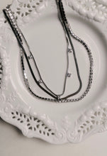 Load image into Gallery viewer, Stacked Silver Necklace
