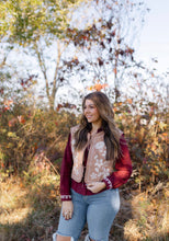 Load image into Gallery viewer, Maroon Embroidery Top
