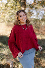 Load image into Gallery viewer, Red Knit Sweater

