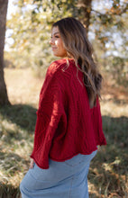 Load image into Gallery viewer, Red Knit Sweater
