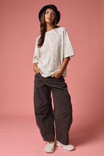 Load image into Gallery viewer, CAMO RIBBED LOOSE FIT SHIRT
