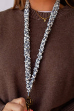Load image into Gallery viewer, Grey Checkered Lanyard
