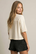 Load image into Gallery viewer, Button Down Cream Top
