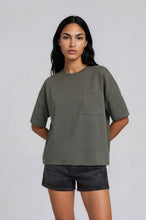 Load image into Gallery viewer, Olive Scuba Top
